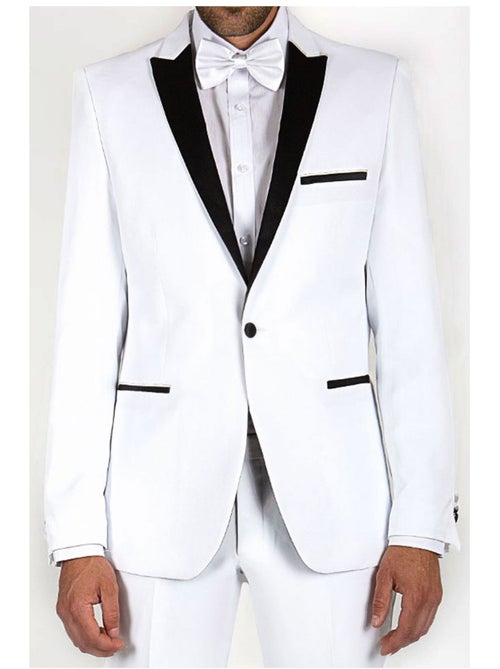 Smoking à revers en satin Kebello - Kiabi