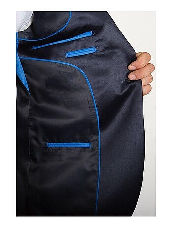 Smoking à revers en satin Kebello