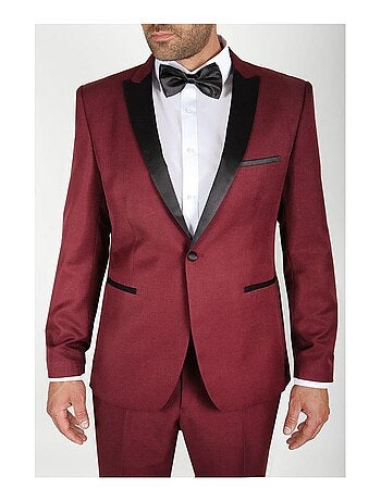 Smoking à revers en satin Kebello