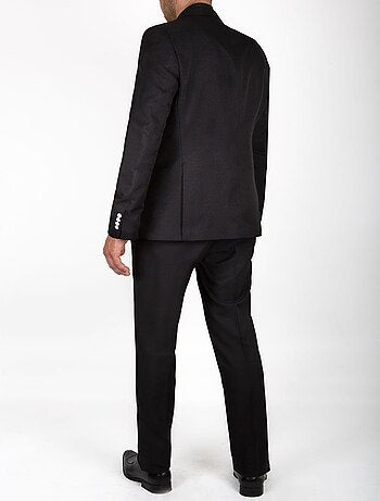 Smoking à revers en satin Kebello