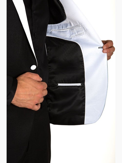 Smoking à revers en satin Kebello - Kiabi