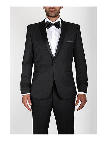 Smoking à revers en satin Kebello