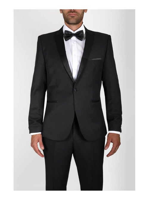 Smoking à revers en satin Kebello - Kiabi