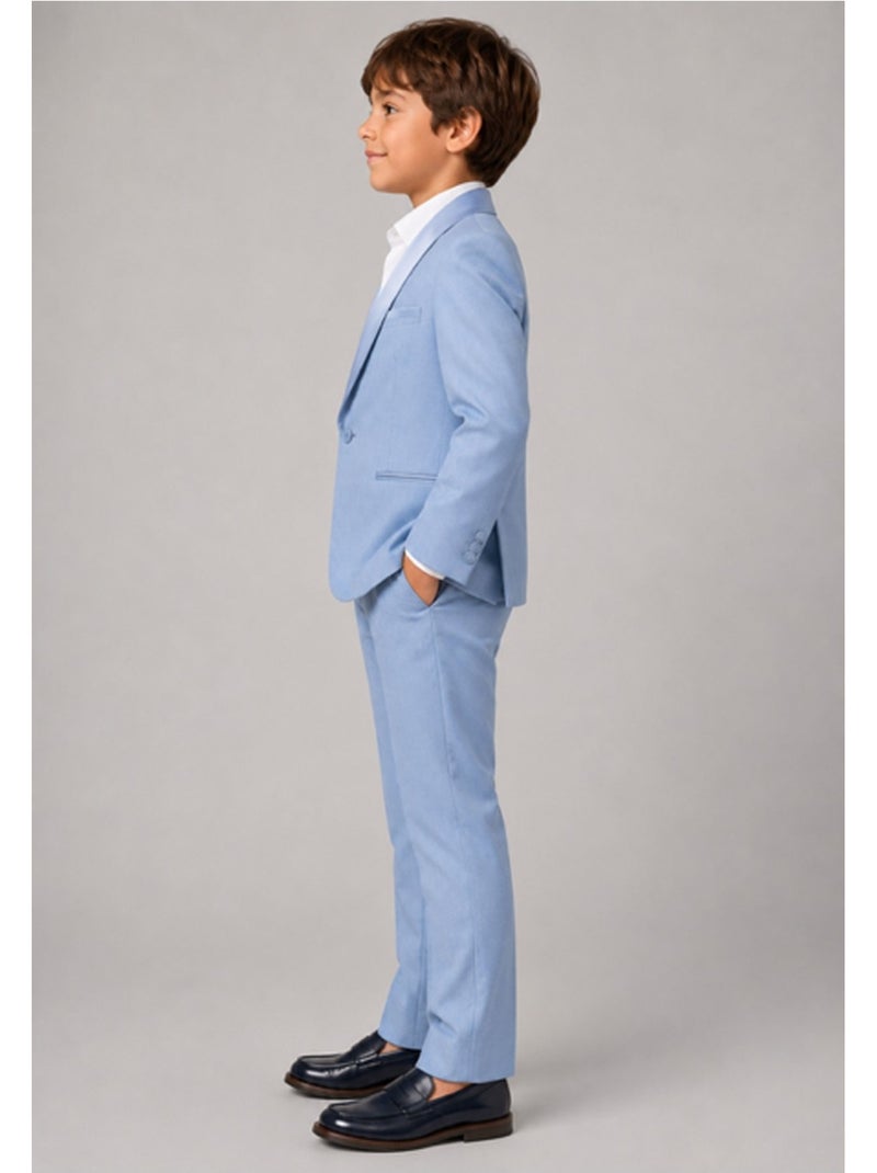 Smoking Enfant Kebello Bleu ciel - Kiabi
