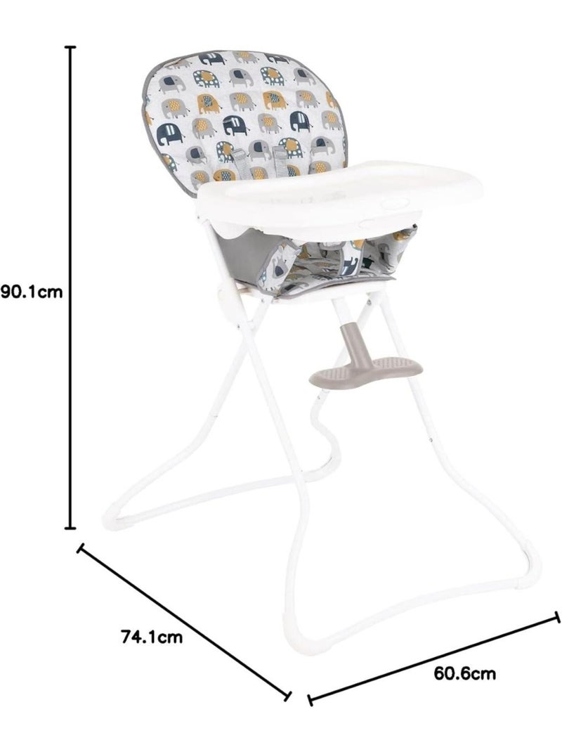 Snack n' stow chaise haute parade Beige - Kiabi