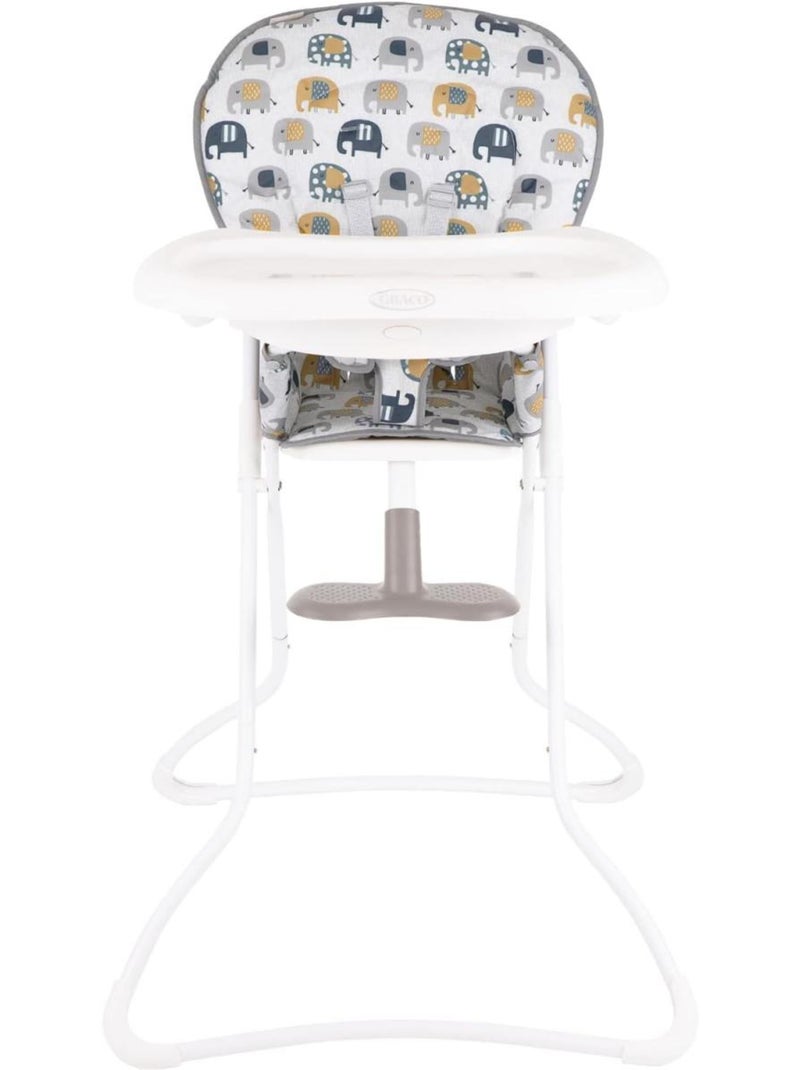 Snack n' stow chaise haute parade Beige - Kiabi