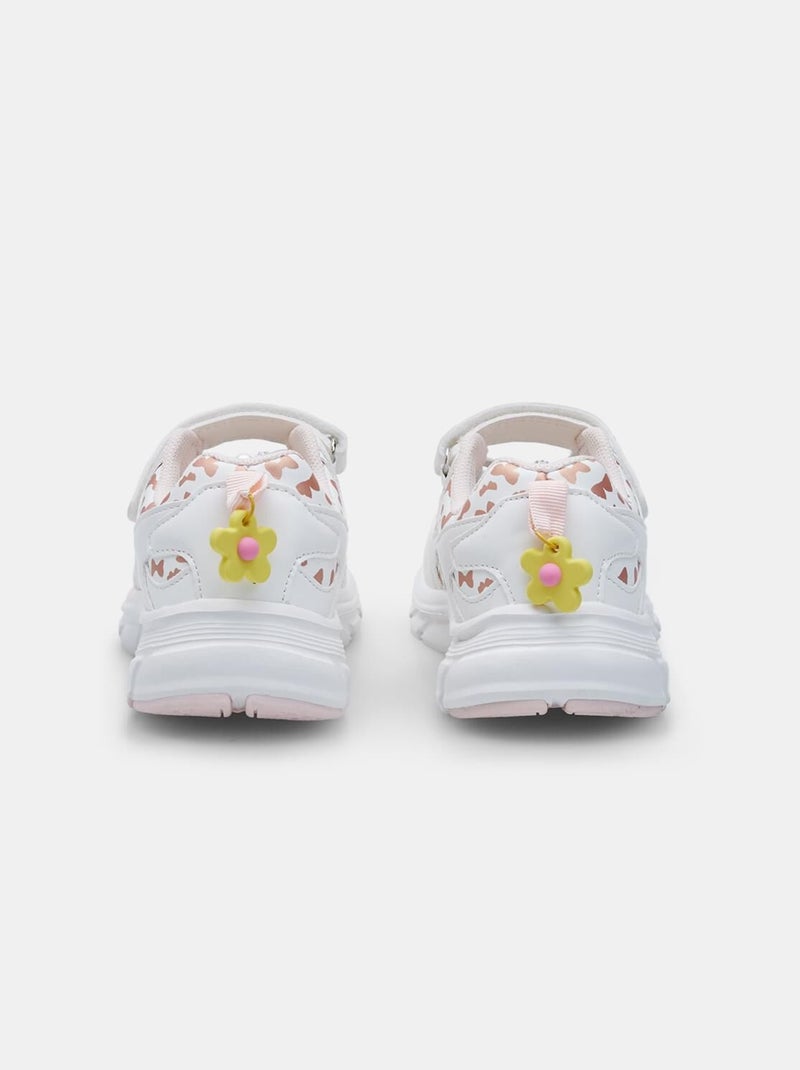 Sneaker avec lacets et bride Bata Blanc - Kiabi