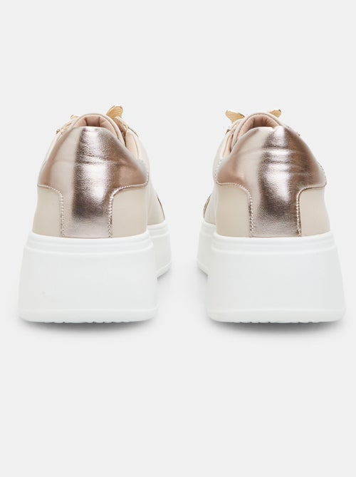 Sneaker avec semelle plateforme 3 cm BATA - Kiabi