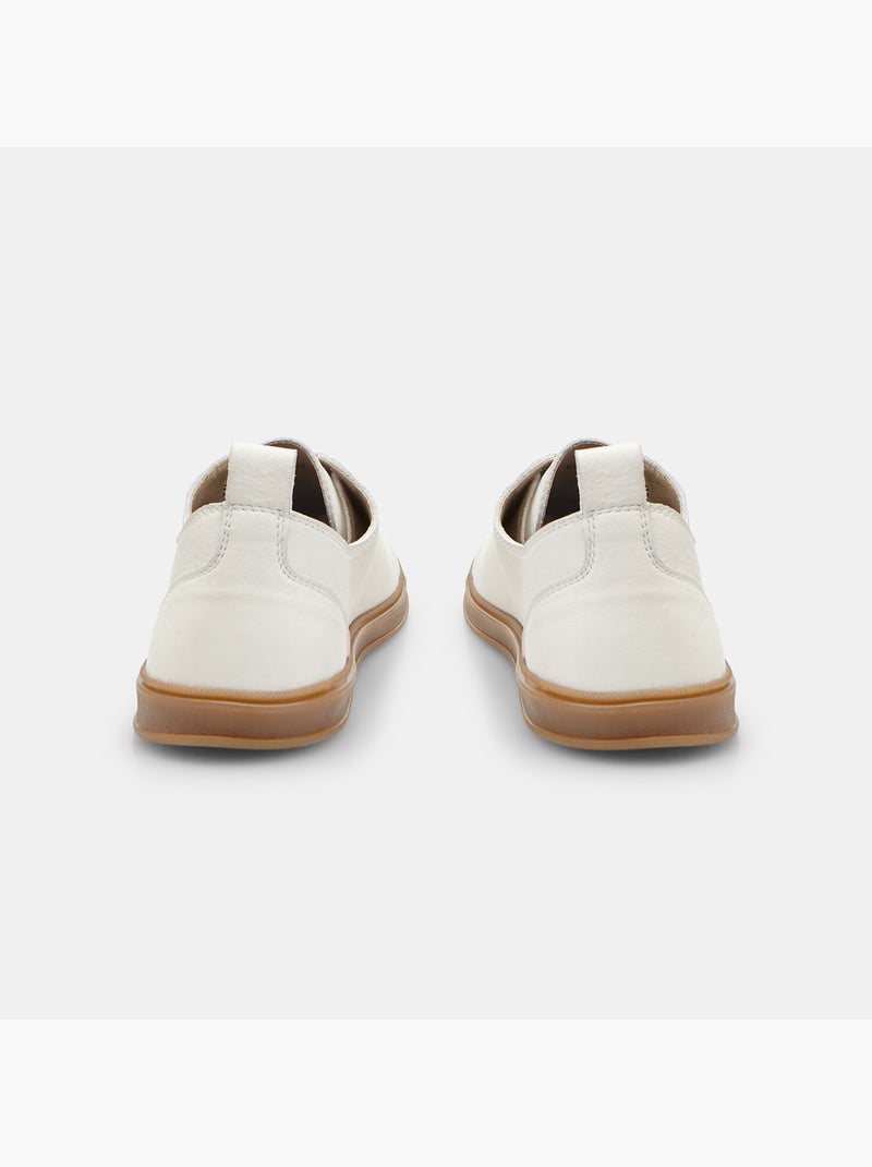 Sneaker Barefoot en cuir Bata Blanc - Kiabi