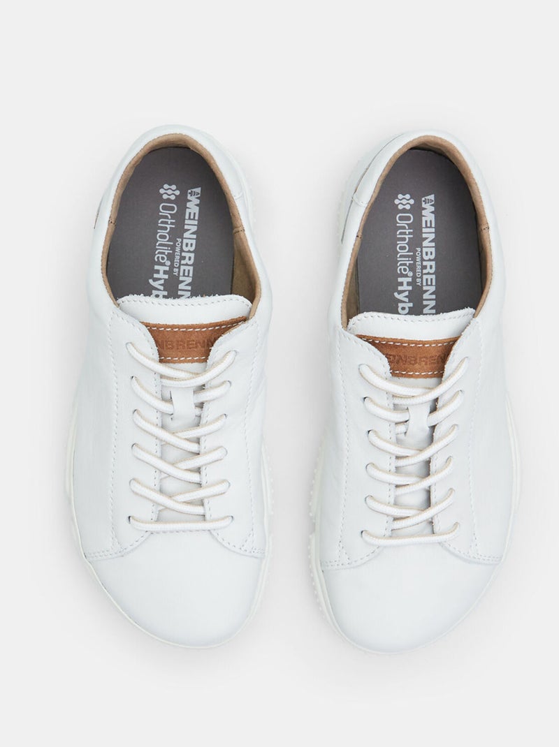 Sneaker Weinbrenner BAREFOOT en cuir BATA Blanc - Kiabi