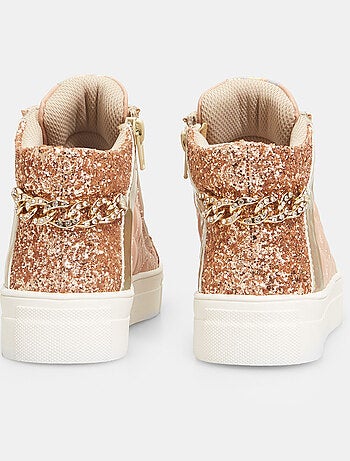 Sneakers à bride avec chaîne et paillettes BATA