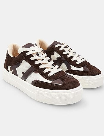 Sneakers à lacets en daim BATA