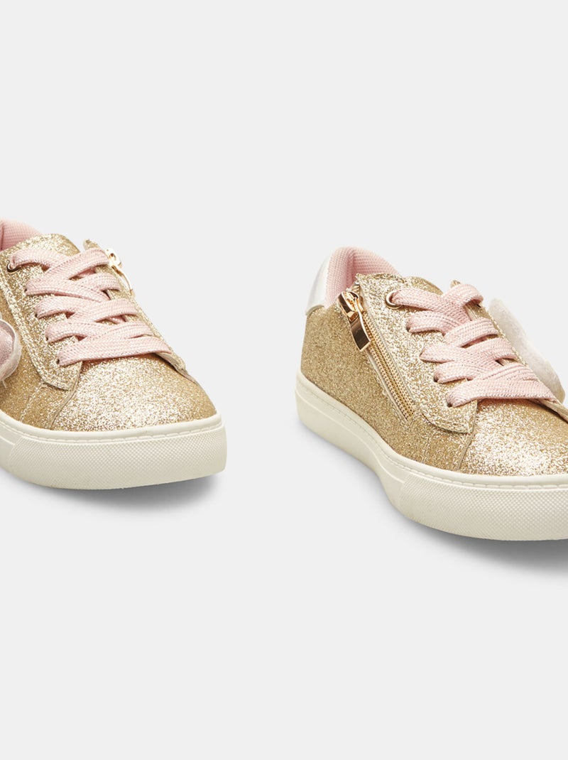 Sneakers avec cœur BATA Doré/or - Kiabi