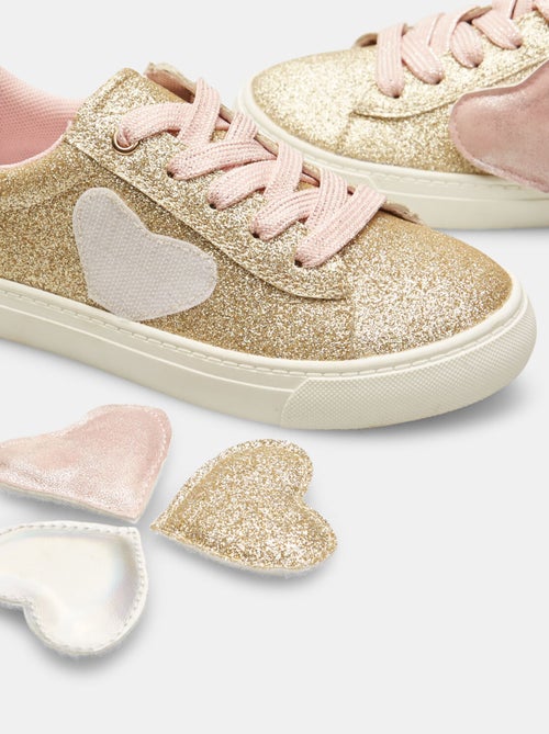 Sneakers avec cœur BATA - Kiabi