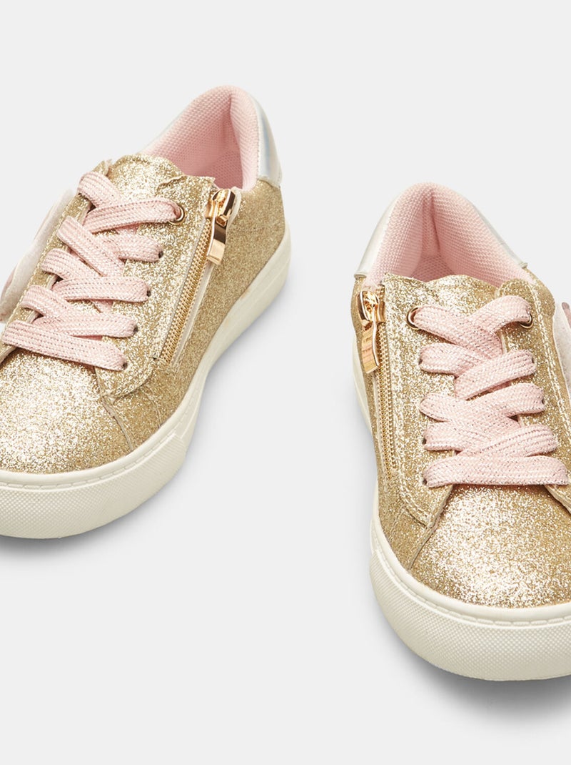 Sneakers avec cœur BATA Doré/or - Kiabi