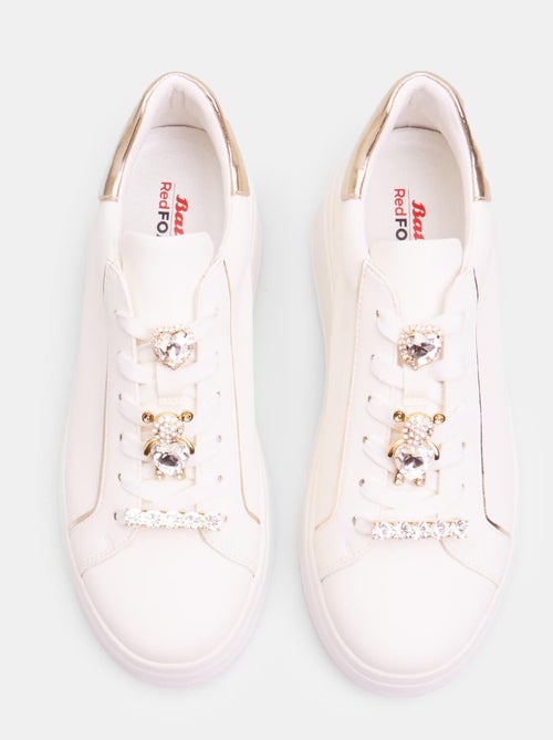 Sneakers avec lacets ornementés BATA - Kiabi