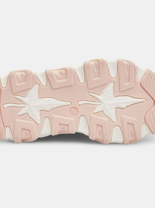 Sneakers avec motif de cœurs et de bouchons BATA - Kiabi