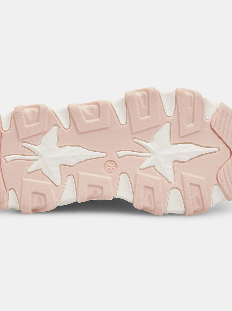 Sneakers avec motif de cœurs et de bouchons BATA Blanc - Kiabi