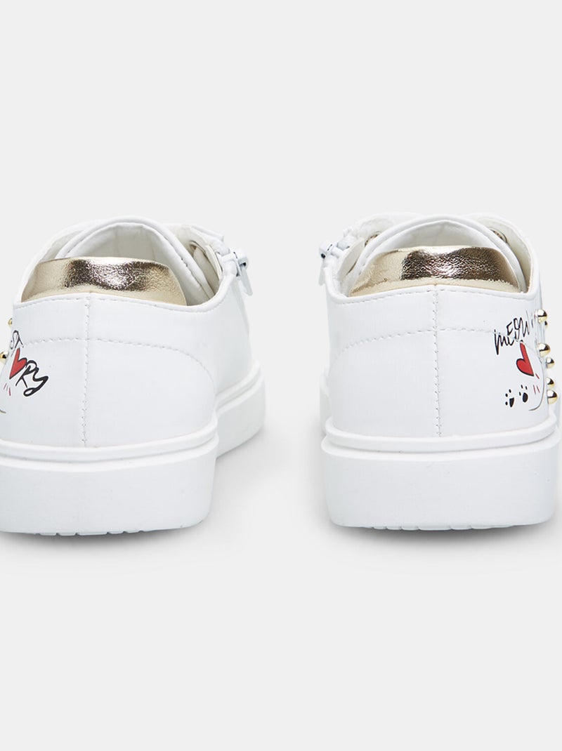 Sneakers avec motifs BATA Blanc - Kiabi