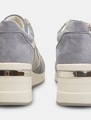 Sneakers avec semelle plate et zip bata