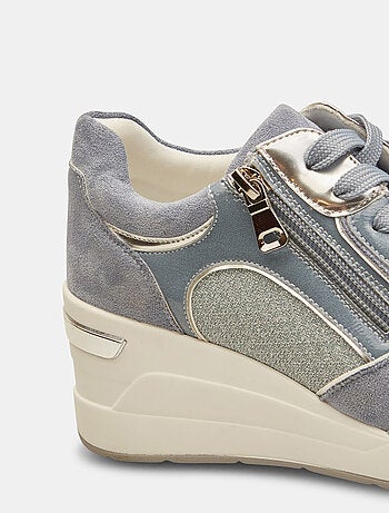 Sneakers avec semelle plate et zip bata