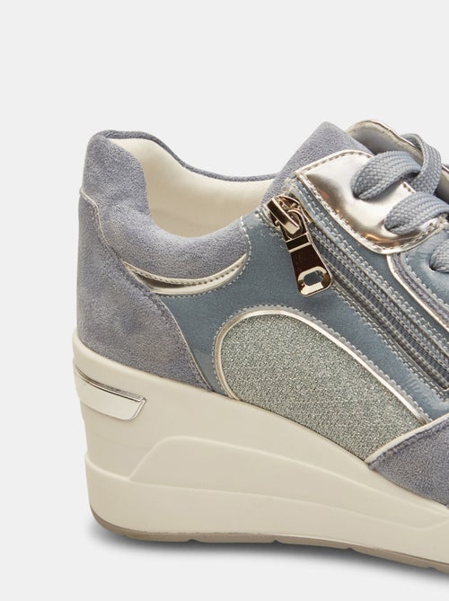 Sneakers avec semelle plate et zip BATA - Kiabi