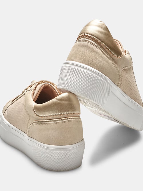 Sneakers avec semelle plateforme BATA - Kiabi