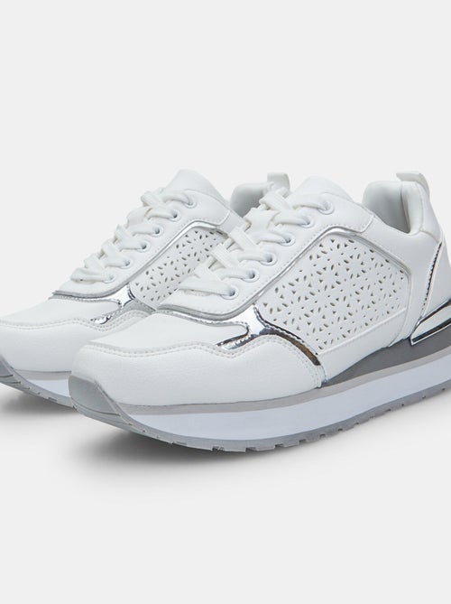 sneakers avec semelle plateforme de 3 cm BATA - Kiabi