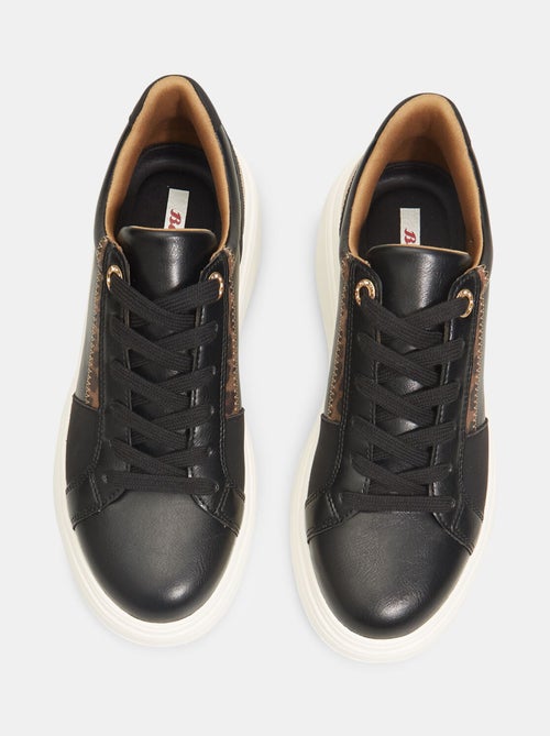 Sneakers avec semelle plateforme et détail animalier BATA - Kiabi Sneakers avec semelle plateforme et détail animalier BATA - Kiabi