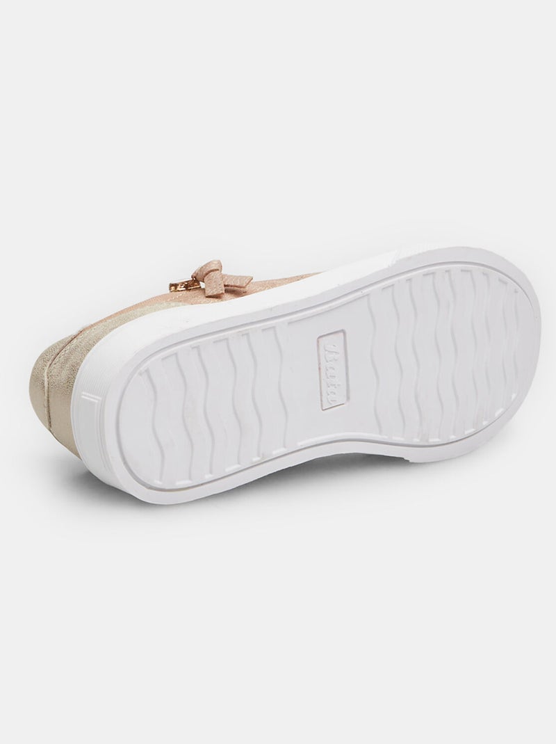 Sneakers avec zip BATA Rose - Kiabi