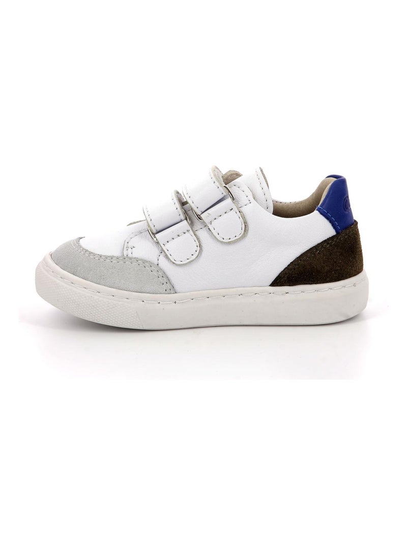 Sneakers basses Cuir Sneakratch Aster Multicolore - Kiabi