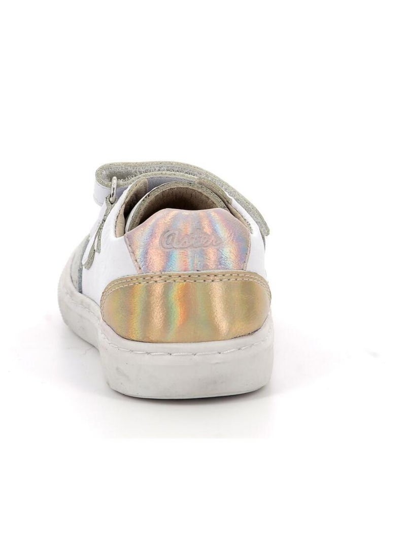 Sneakers basses Cuir Sneakratch Blanc - Kiabi