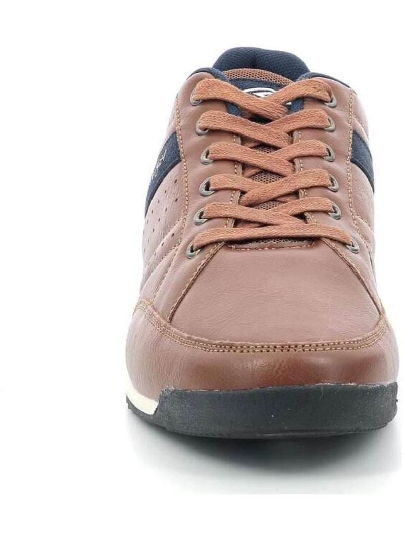 Sneakers basses Polyurethane Um Livan Net Camel - Kiabi