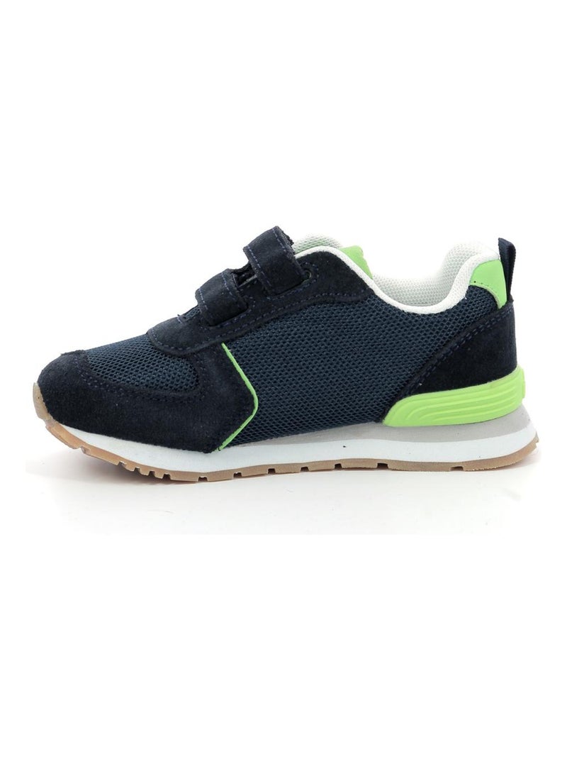 Sneakers basses Textile mesh Snookies Bleu marine - Kiabi