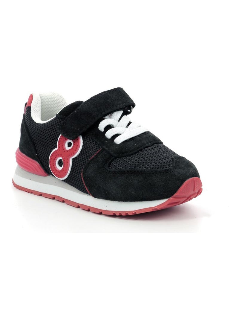 Sneakers basses Textile mesh Snooklace Mod 8 Noir - Kiabi