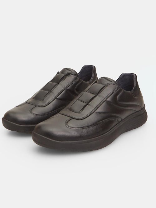 Sneakers Bata Comfit en cuir sans lacets BATA - Kiabi