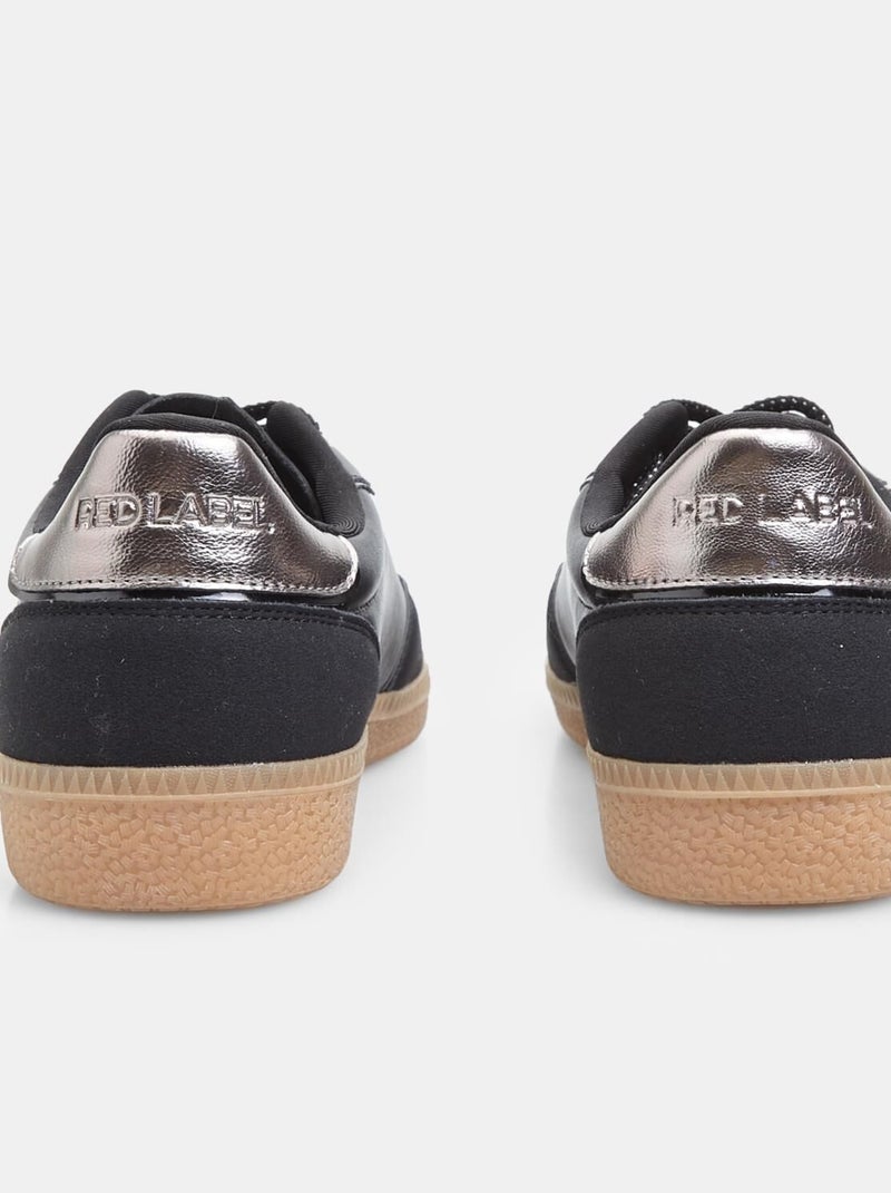 Sneakers Bata Red Label avec semelle couleur terre Noir - Kiabi