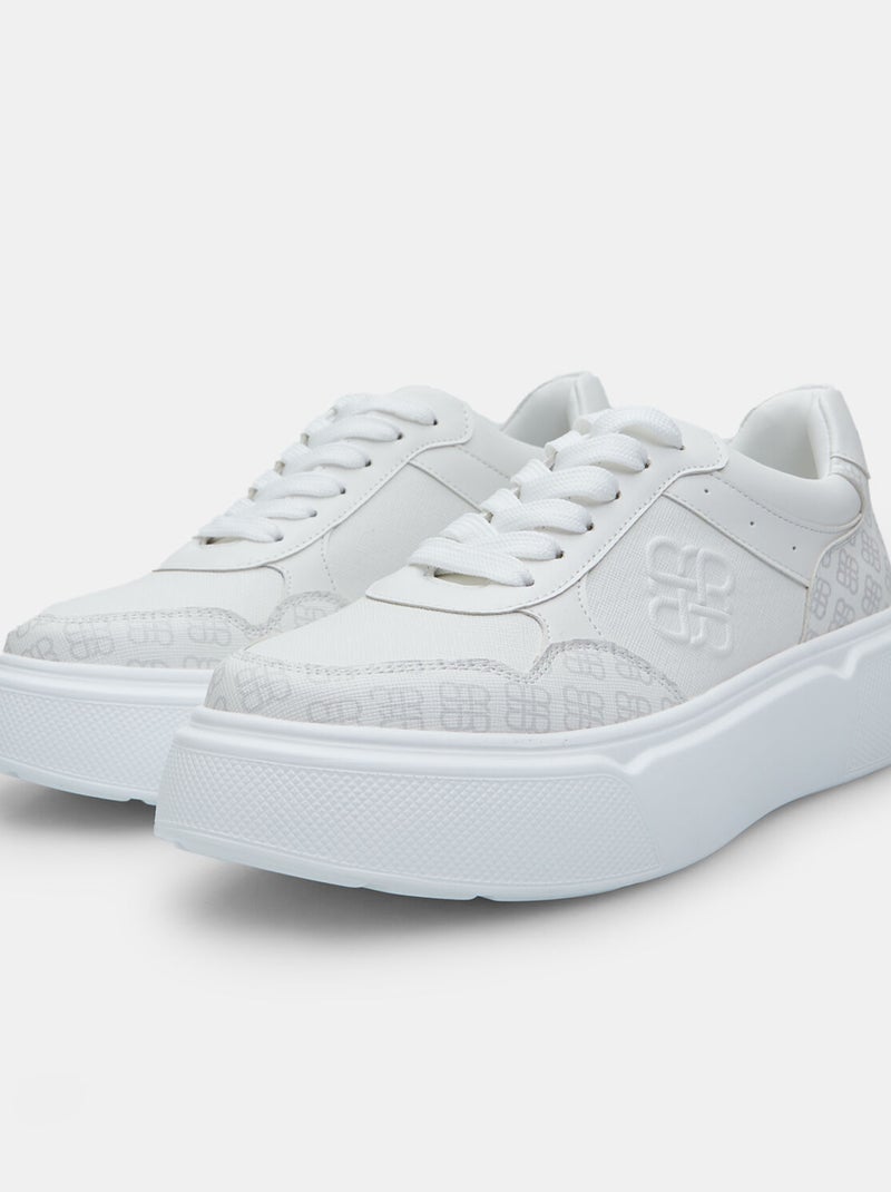sneakers Bata Red Label avec semelle plateforme de 4 cm Blanc - Kiabi