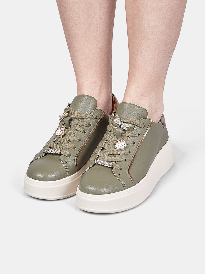 Sneakers BATA Vert - Kiabi