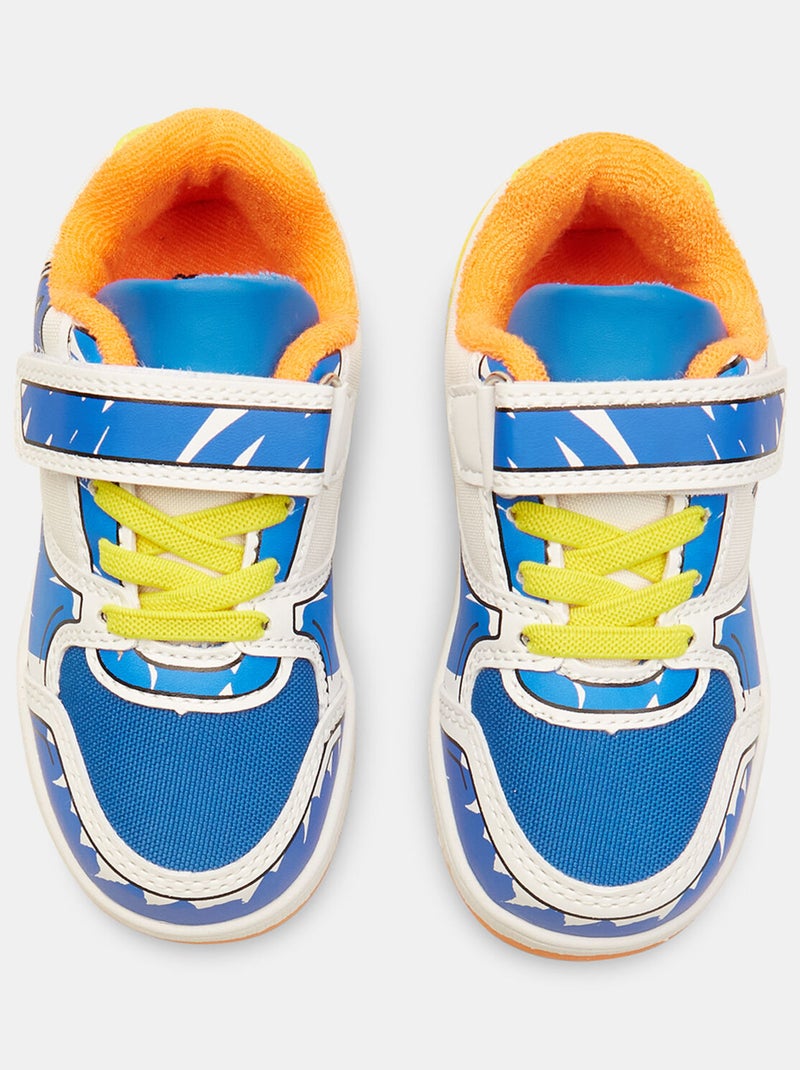 Sneakers Bubblegummers avec bande velcro BATA Bleu - Kiabi