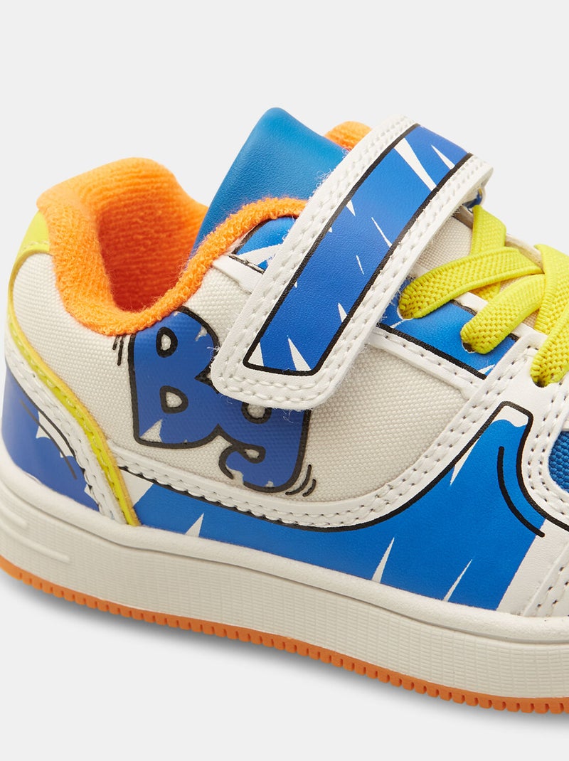 Sneakers Bubblegummers avec bande velcro BATA Bleu - Kiabi