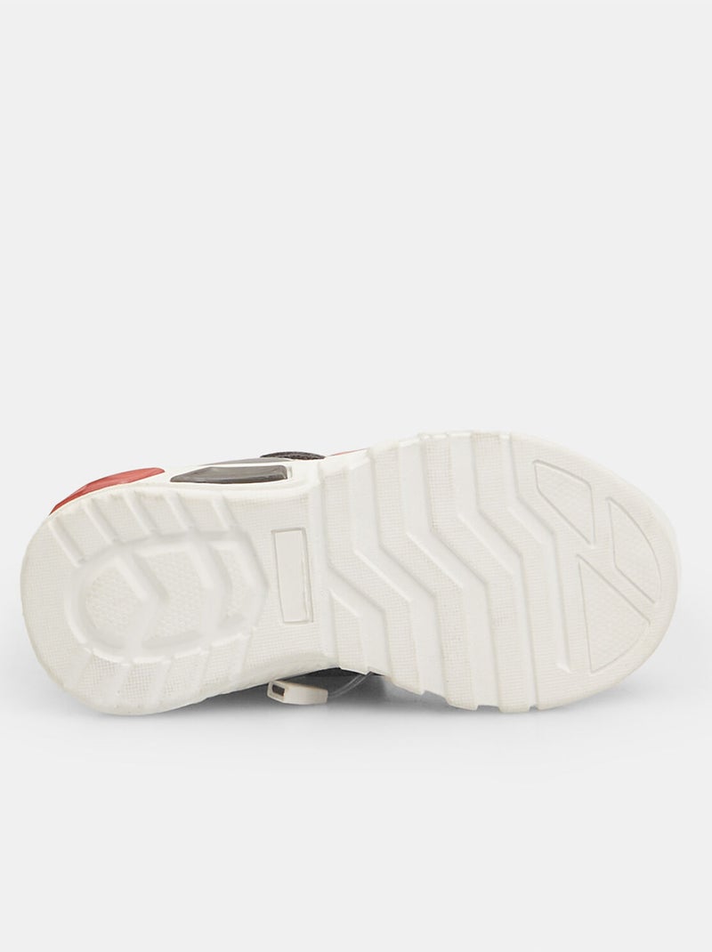 Sneakers Bubblegummers avec bande velcro BATA Gris - Kiabi