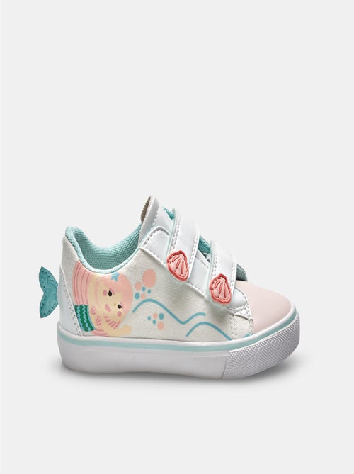 Sneakers Bubblegummers avec bandes velcro BATA - Kiabi