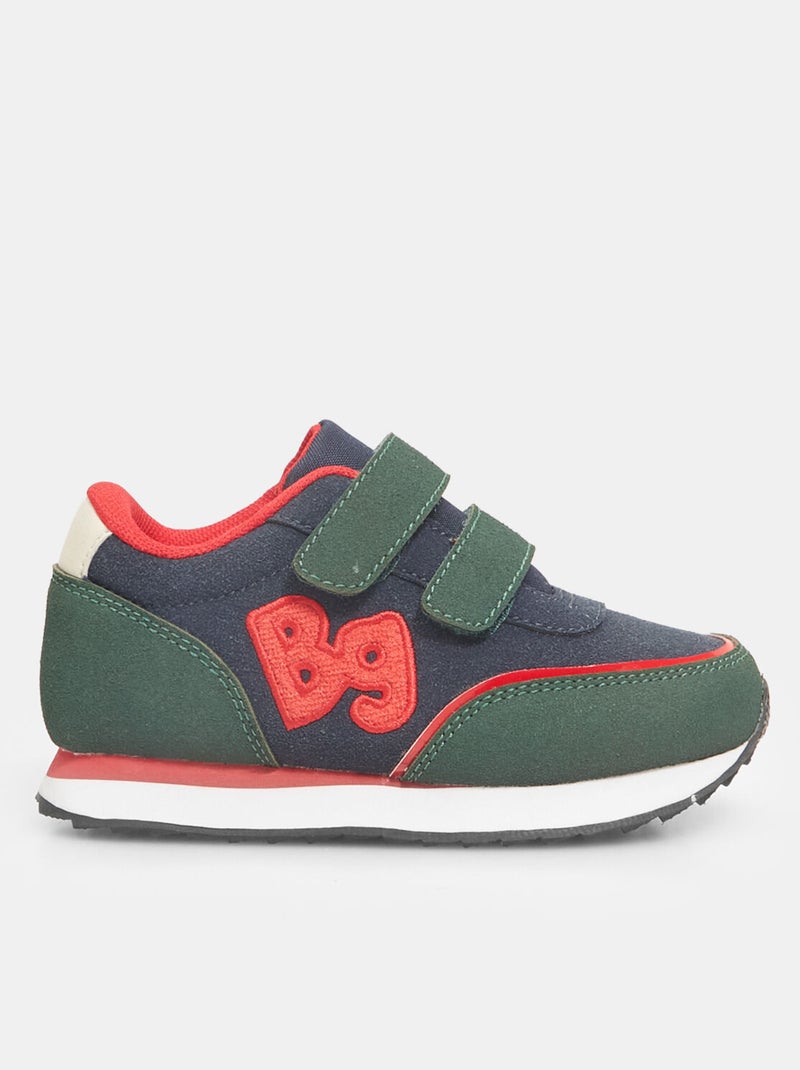 Sneakers Bubblegummers avec bandes velcro BATA Vert - Kiabi
