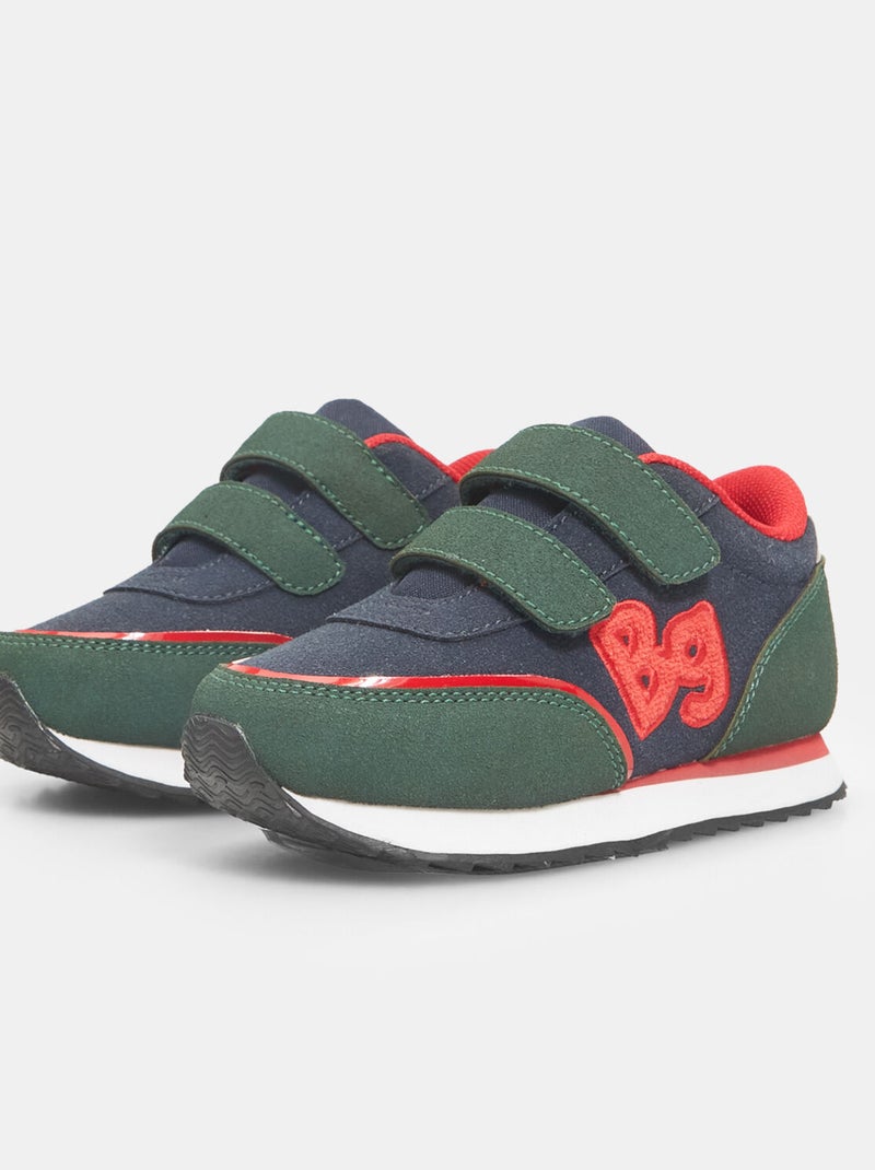 Sneakers Bubblegummers avec bandes velcro BATA Vert - Kiabi