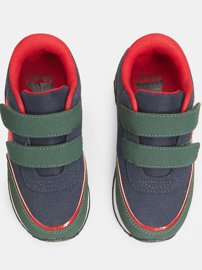 Sneakers Bubblegummers avec bandes velcro BATA Vert - Kiabi