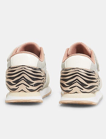 Sneakers Bubblegummers avec détail animalier et bandes velcro BATA