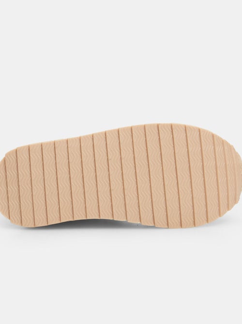 Sneakers Bubblegummers avec détail animalier et bandes velcro BATA - Kiabi