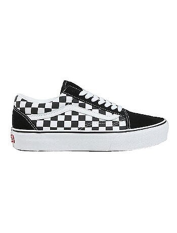Sneakers Checkerboard Old Skool Platform toile Vans