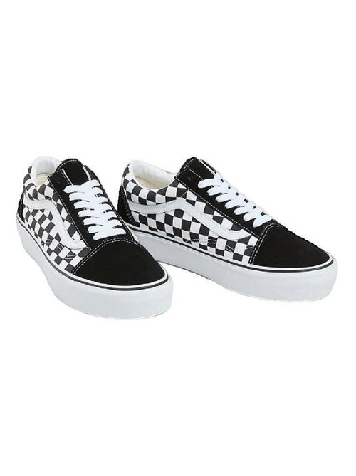 Sneakers Checkerboard Old Skool Platform toile Vans - Kiabi